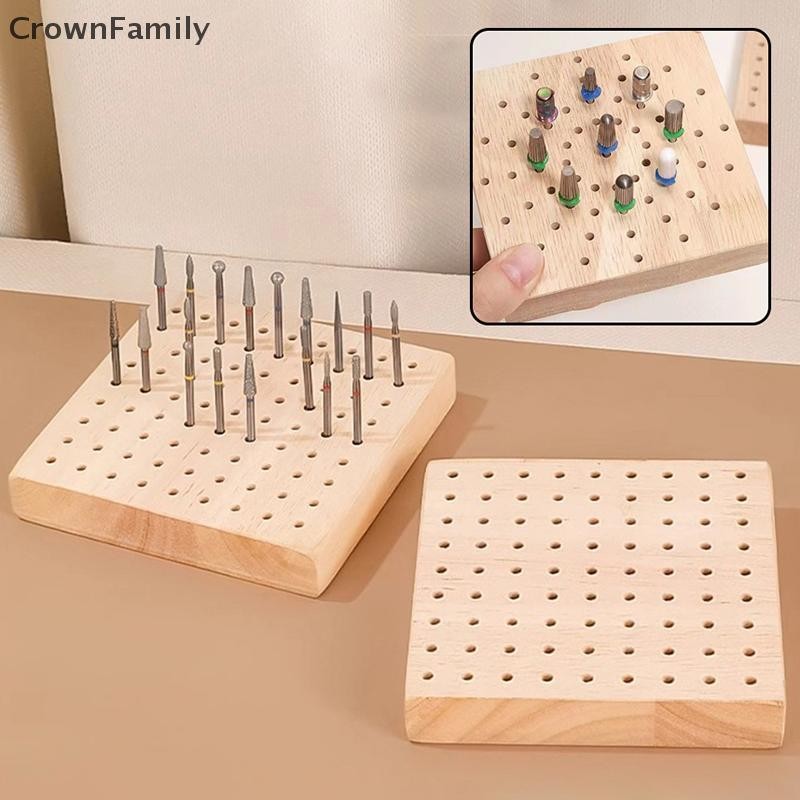 [CrownFamily] 81/61 Hole Nail Art Bit Storage Drill Grinding Head Hold ...