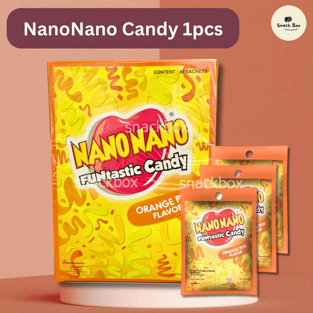 Nano Nano Funtastic Candy Unique Flavour Sweet & Tangy Orange Peel ...