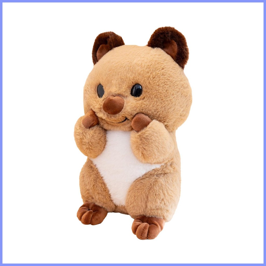 Quokka Stuffed Animal - Realistic Plush Toy, 12 Inch Lifelike Short-Tailed Kangaroo - View #4