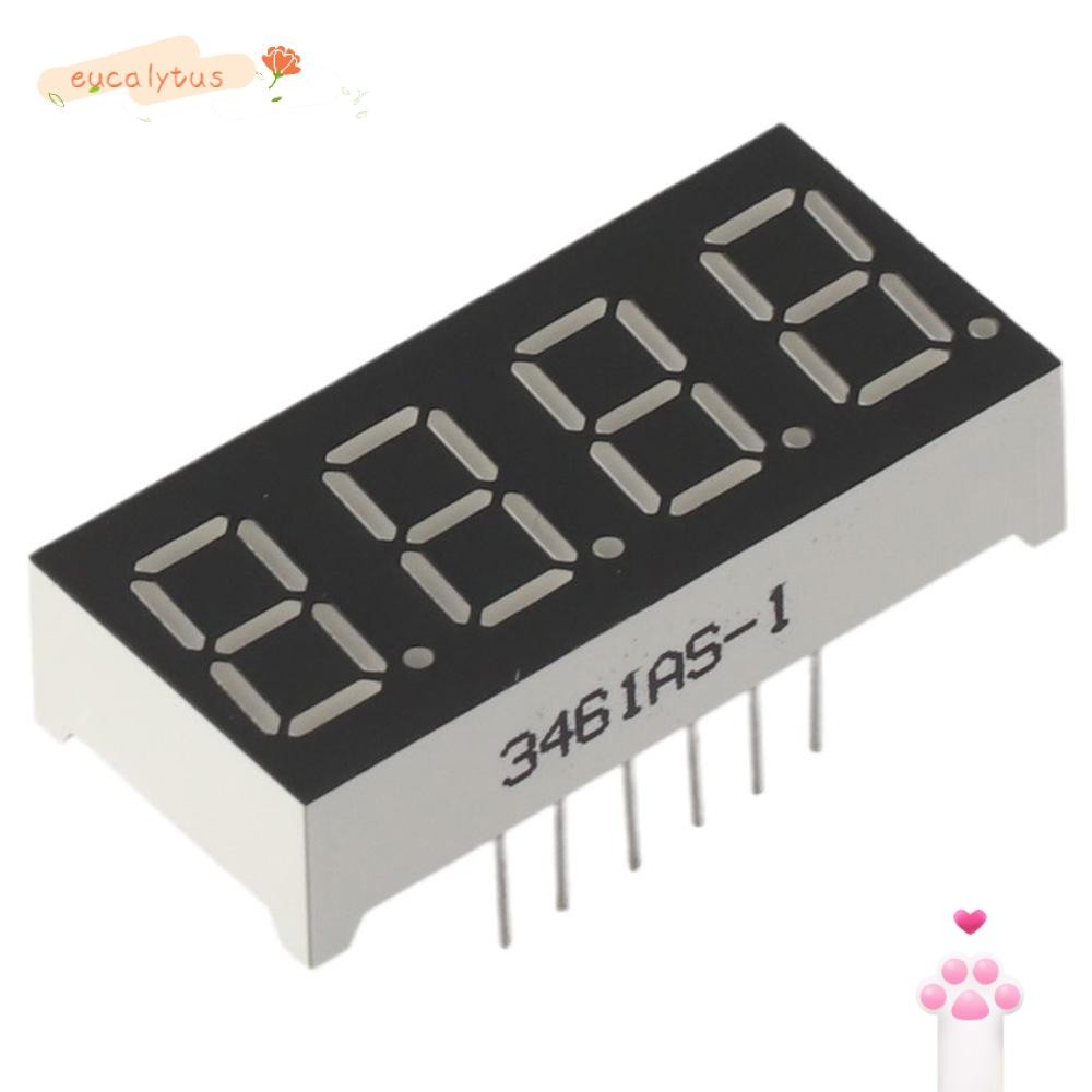 EU-FASHION Common Cathode, 12 Pin 4 Bit Plastic, Metal 7 Segment ...