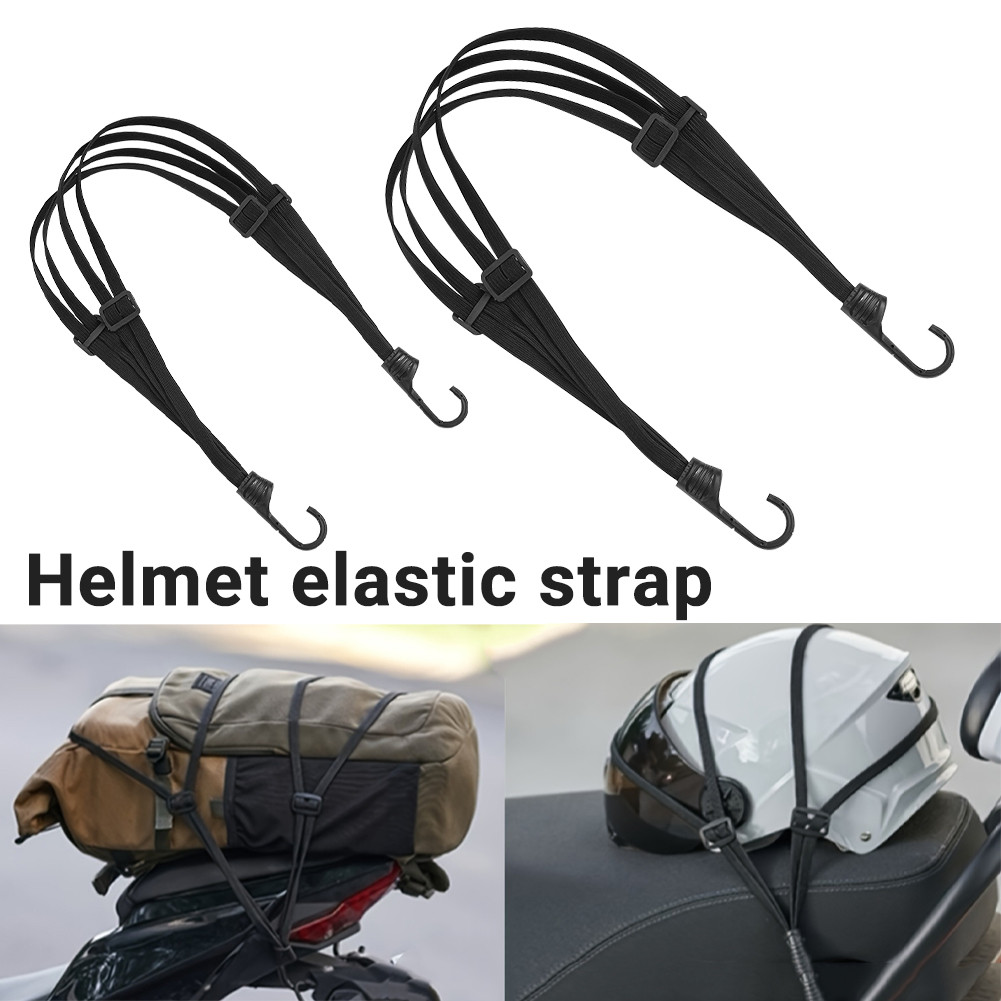 Motorcycle Strength Helmet Luggage Elastic Rope Strap With Hooks ...
