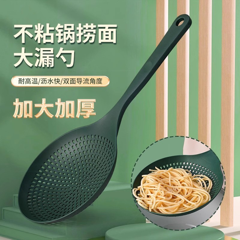 Tahan suhu panas plastik besar colander tambah besar tahap makanan isi ...