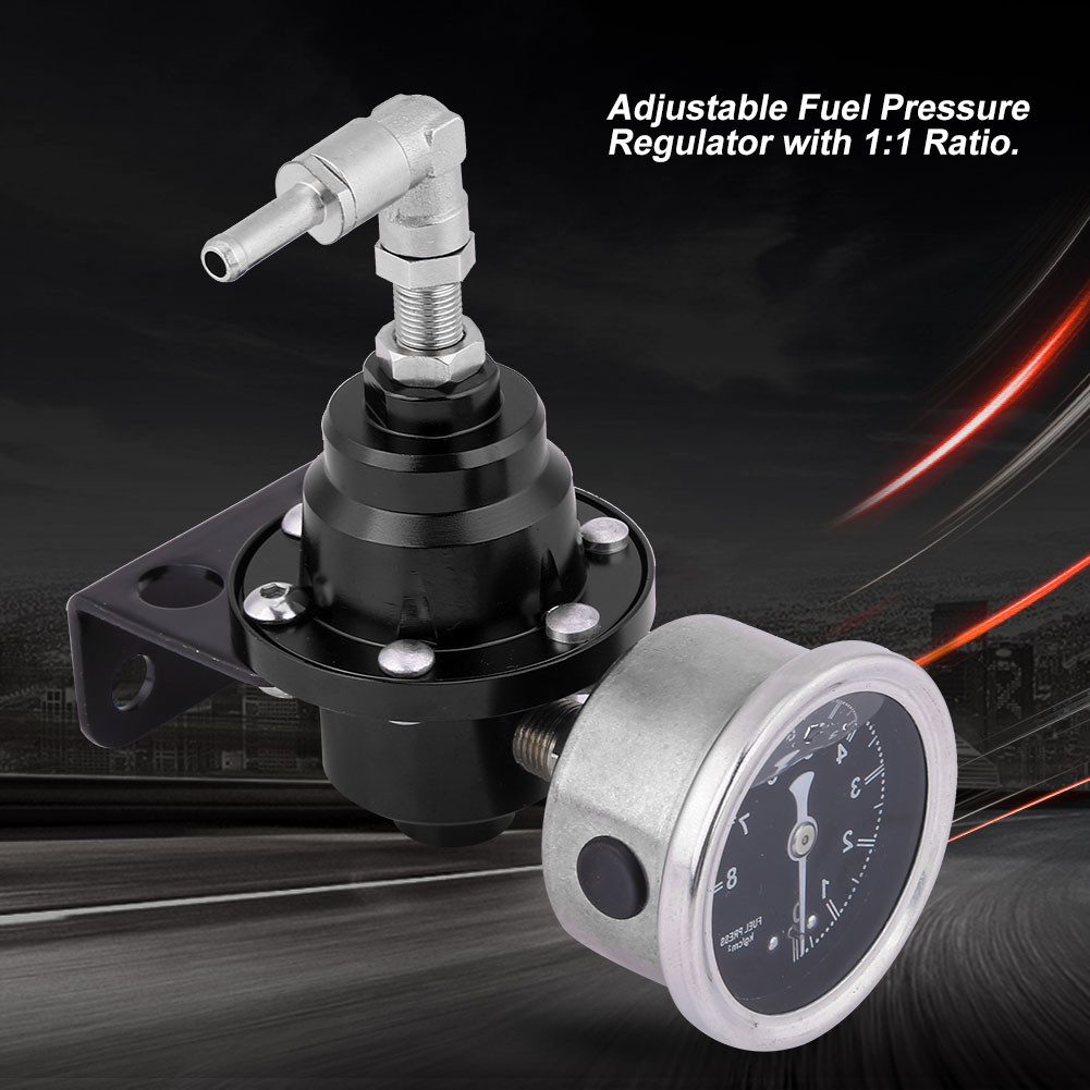 TMA~ Universal Aluminum Car 160psi Adjustable 1: 1 Fuel Pressure ...