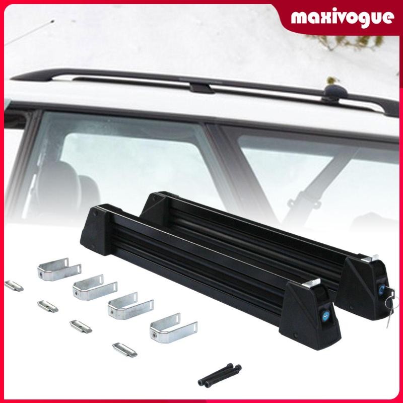 [MaxivogueMY] Ski Rack for Roof Rack Ski Snowboard Rack for 4 Pairs of ...