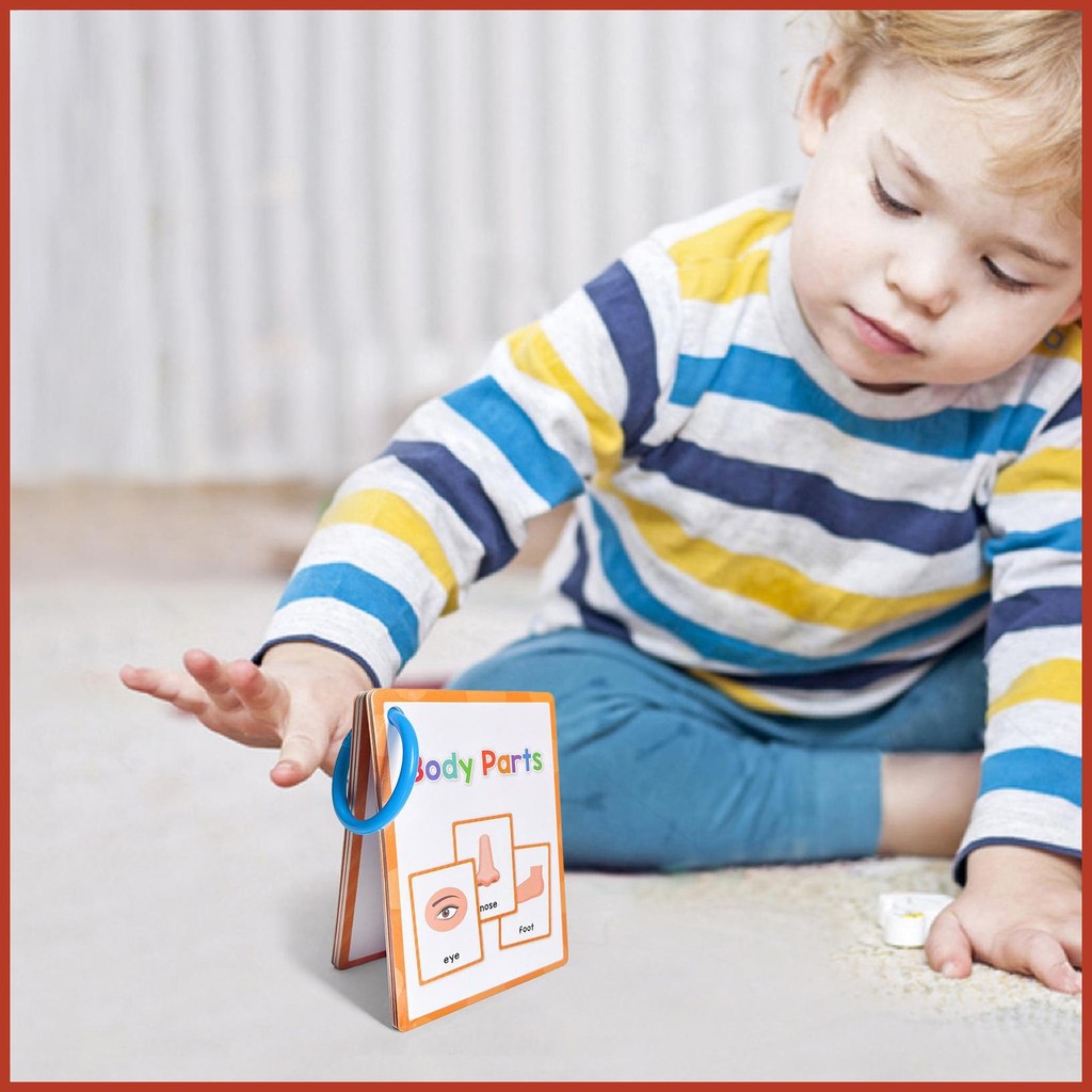 Body Parts Flash Cards English Flash Card Body Parts Pocket Card ...