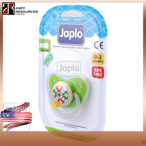 Japlo Pro Luminous Soother BPA Free Halal Anti-Colic | Puting Japlo Pro ...