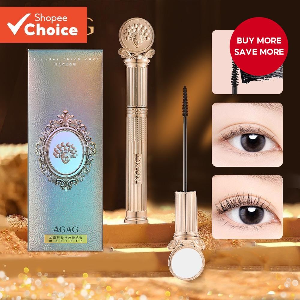 AGAG Waterproof Mascara-48H Long Wear & Black Thick Lengthening Eye ...