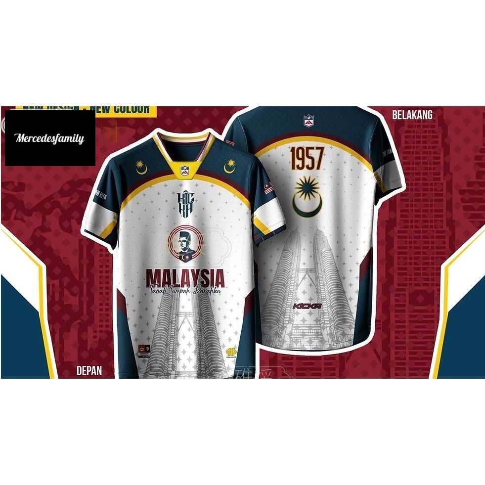 1957 Merdeka Clothes 2025 68th Malaysia Jersey Merdeka Clothes 68 Years ...