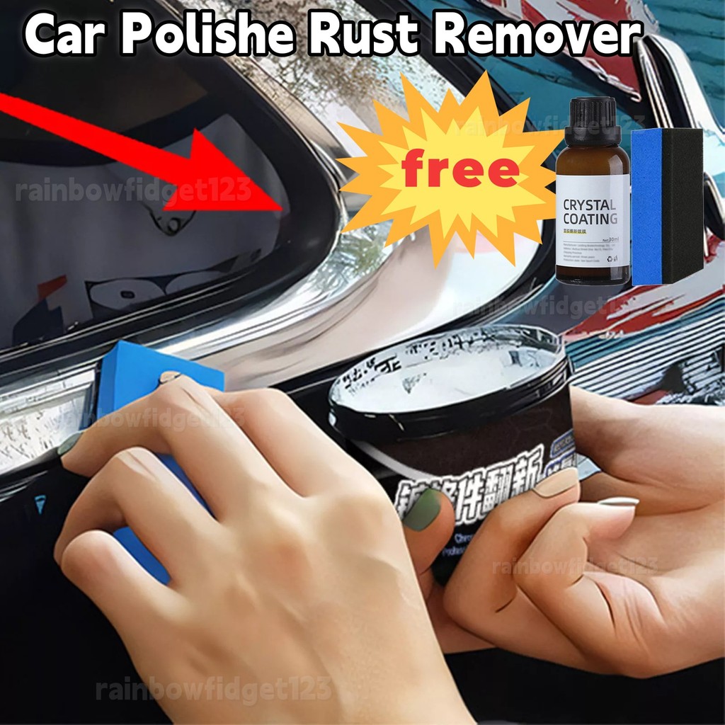 Car Chrome Parts Polish bahagian krom kereta Rust Remover Friendly Car ...