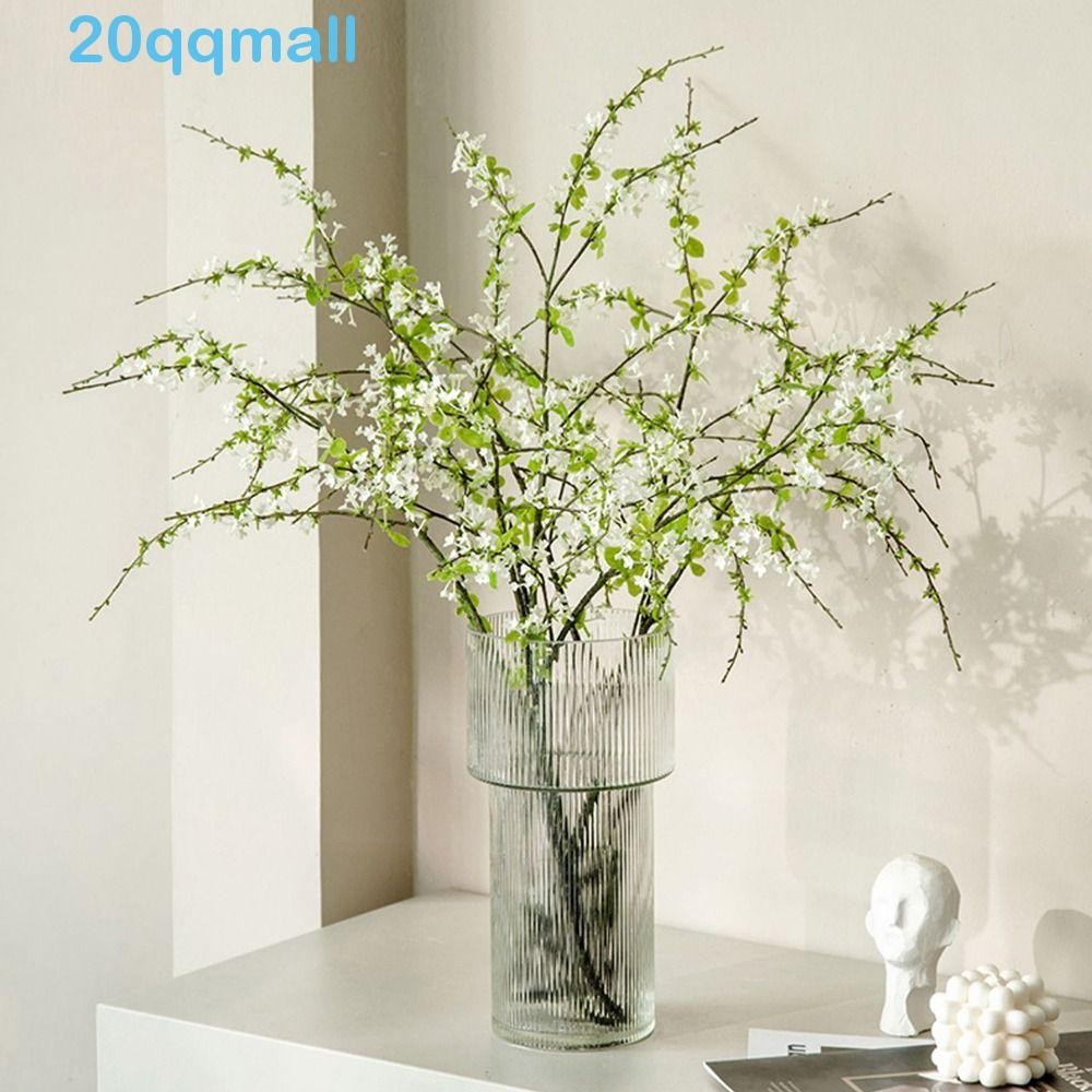 QQMALL Snow Willow Living Room DIY Silk Texture Garland Wreath Bouquet ...