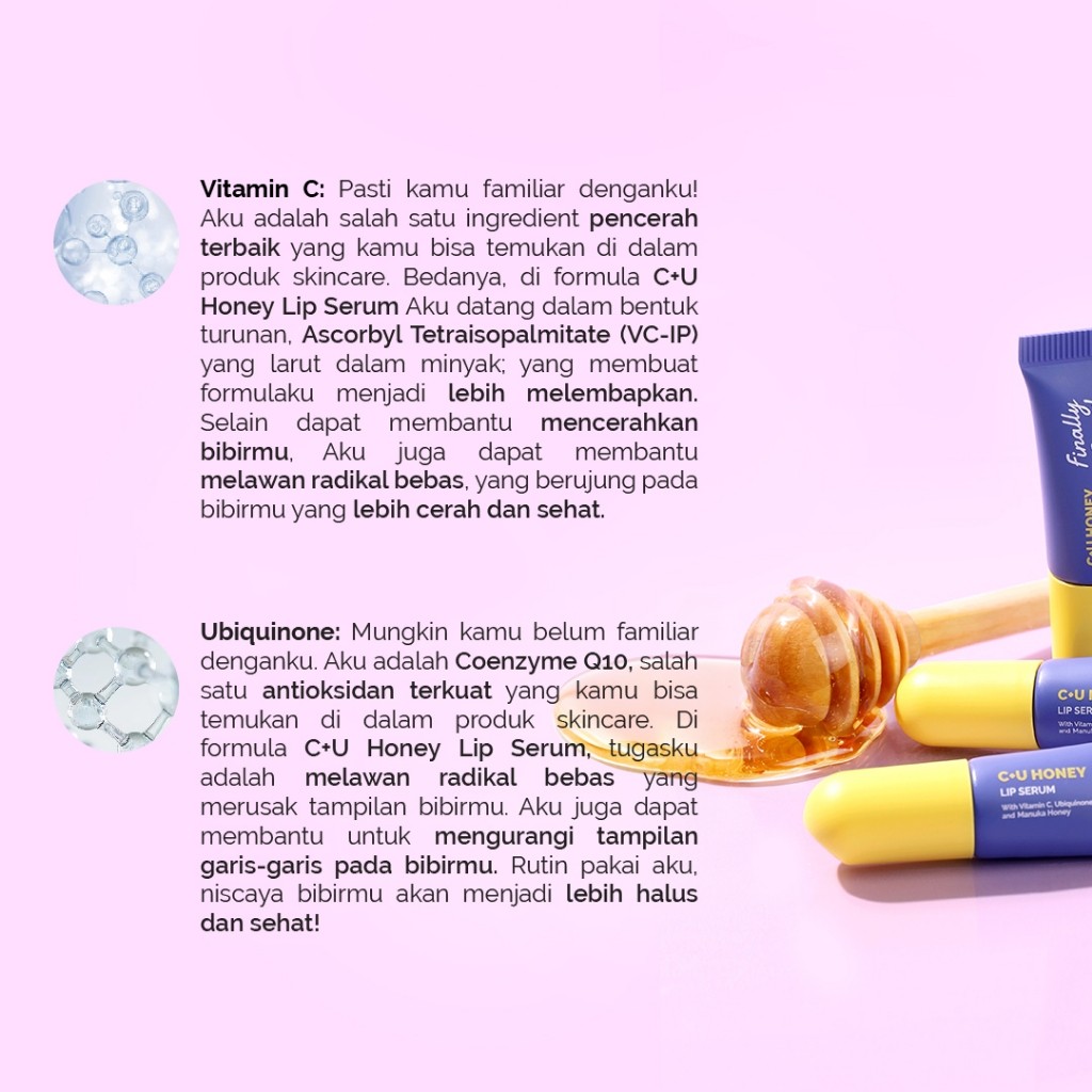 c u honey lip serum Finally Found You! C+U Lip Serum for Moisturizing and Brightening Lips 5ml