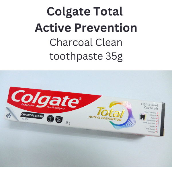 **VALUE SIZE** COLGATE Total Active Prevention Charcoal Clean ...
