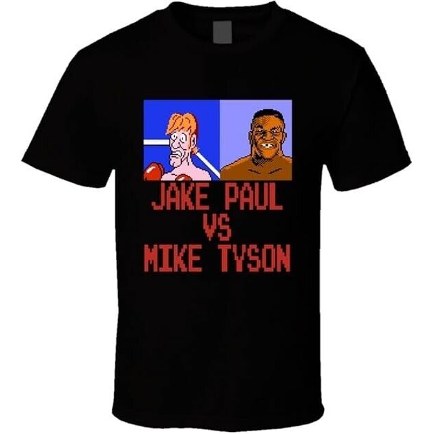 Jake Paul Vs Mike Tyson Punch Out Game T-Shirt P937134 | Shopee Malaysia