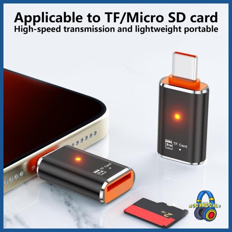 MOOMMY USB Type C Fast Speed Card Reader USB2 0 MicroSDs TFs Card ...