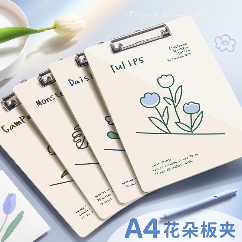 2025新款卡通板夹a4文件夹双层夹板资料夹试卷夹学生书写垫板子竖版桌面用Cartoon board clip A4 folder ...