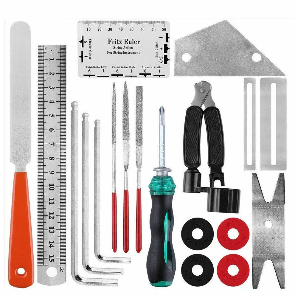 SYXLS 5PCS Guitar Writer Kit, Luthier Outils, Nettoyant à Polir, Kit De