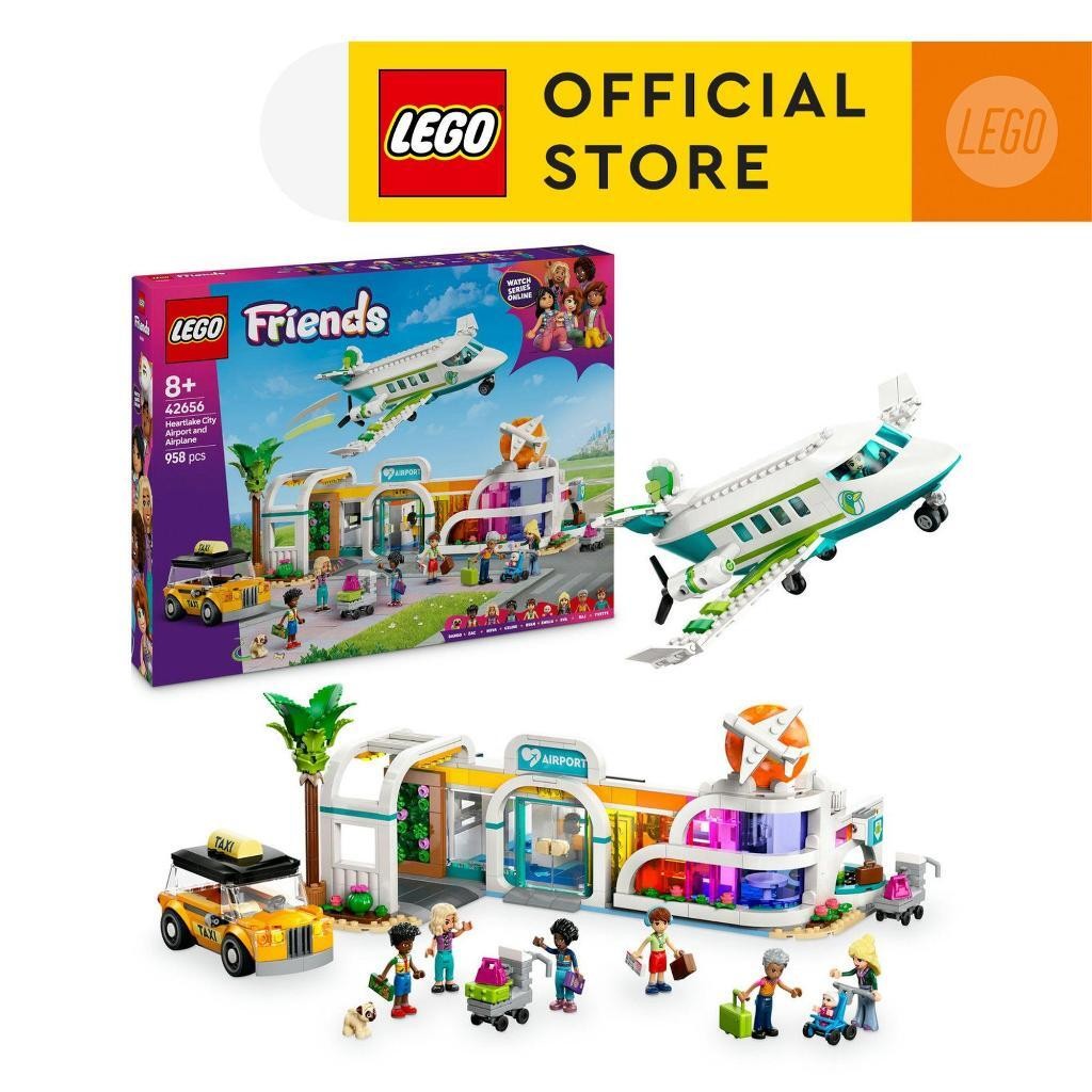 LEGO Friends 42656 Heartlake City Airport and Airplane (958 Pieces ...