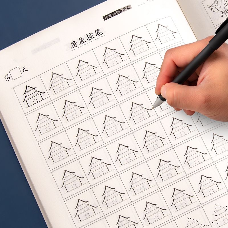 趣味控笔训练幼儿园儿童早教运笔入门图专注力小学生点阵笔画字帖Fun Pen Control Training for Preschool ...