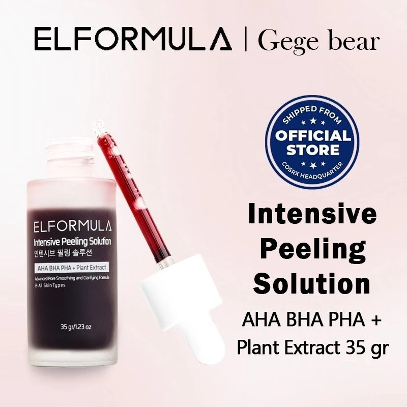 Elformula intensive peeling solution AHA BHA PHA exfoliating serum dark ...