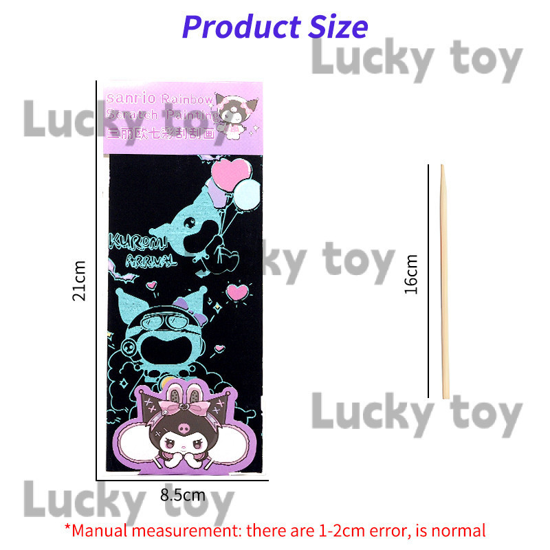 【Ready Stock 🇲🇾】Labubu Scratch Painting For Kids And Girls Boys Kuromi ...