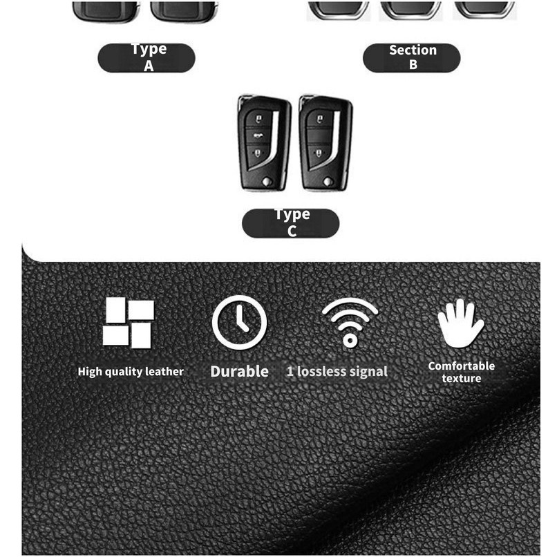 Car Key Cover Toyota Cross Vios Hilux Alphard Yaris Altis Rush Avanza ...