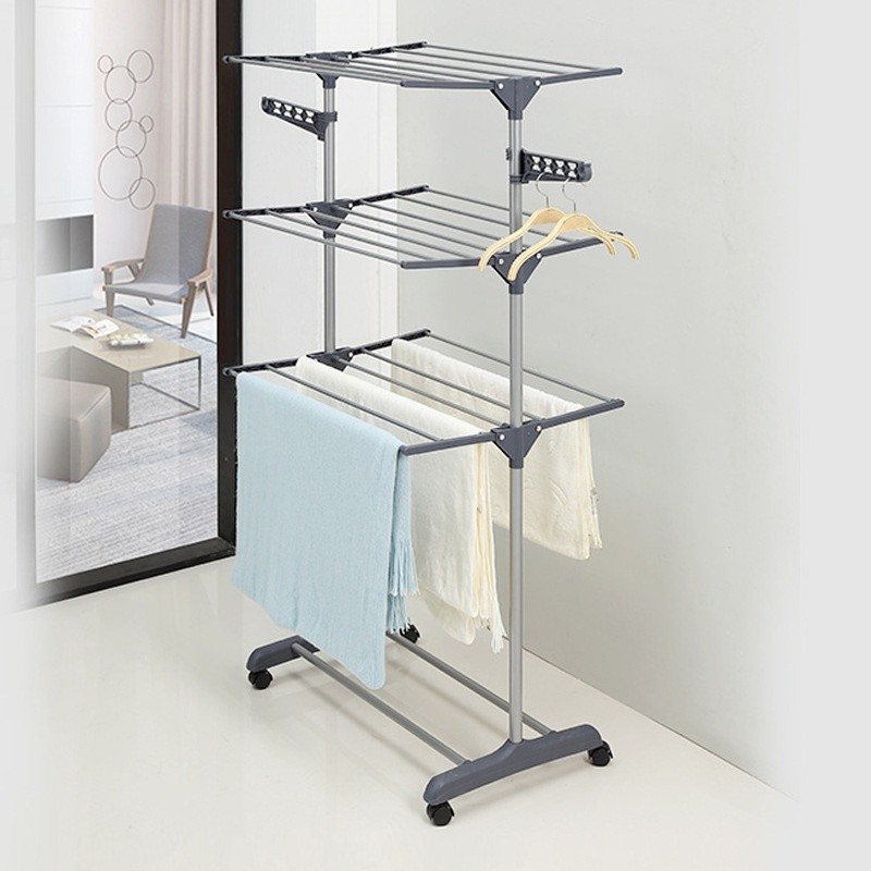 Bay Window Simple Drying Rack Clothes Drying Rack Small Balcony Storage ...