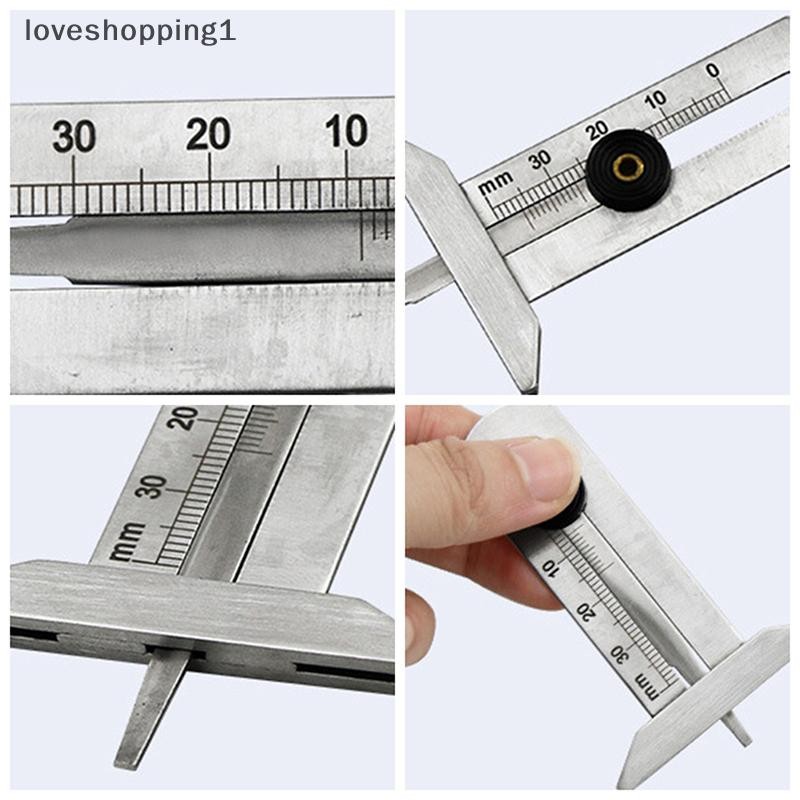 loveshopping1 Stainless Steel Car Tyre Tire Tread Depth Gauge Meter ...