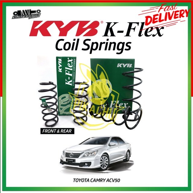 ORIGINAL KAYABA TOYOTA CAMRY ACV50 (2012~) FRONT / REAR / SET COIL ...