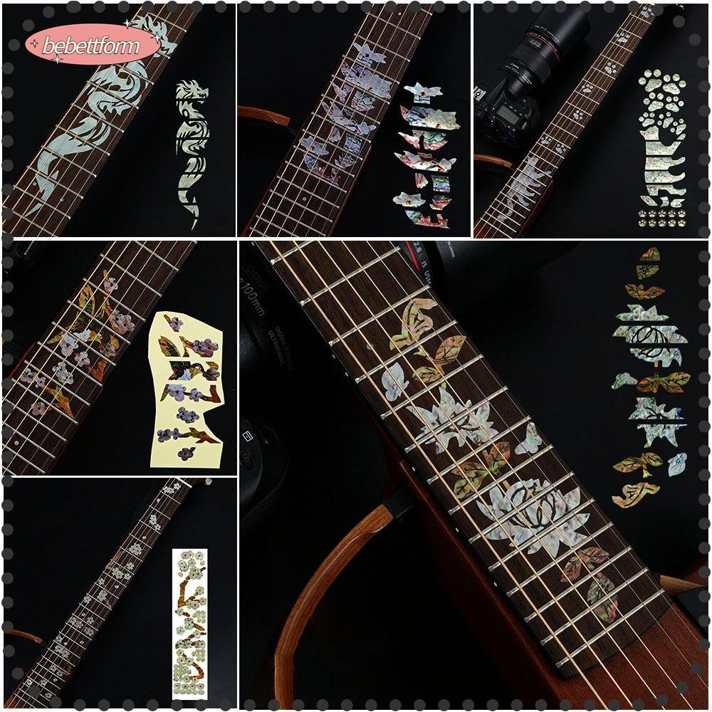 LIKE Fretboard Sticker 22 Styles Beautiful Cross Inlay Decals | Shopee ...