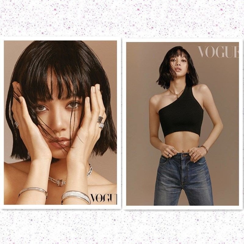 Blackpink Lisa | Vogue Hong Kong Version July Journal Cover Same Style ...