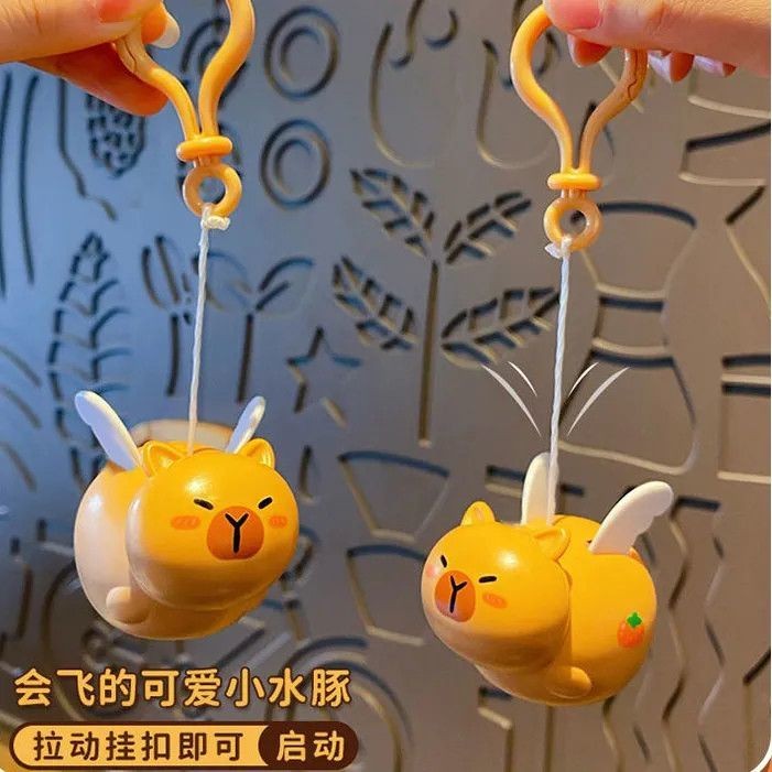 Flying Capybara Capybara Creative Toy Keychain Little Red Book Same ...