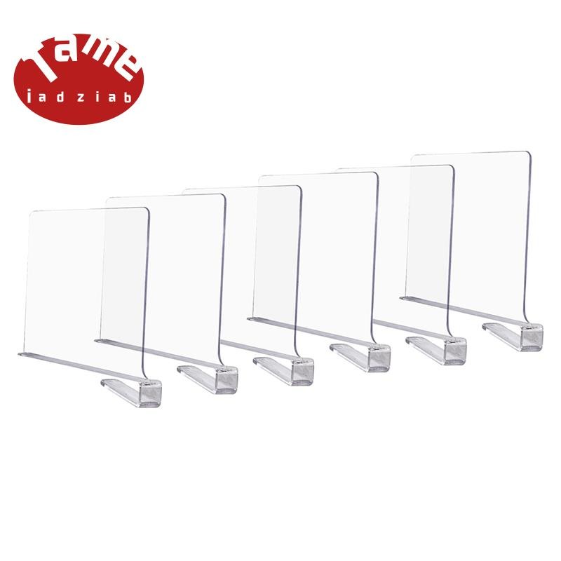 Transparent Shelf Dividers for Closet Organization - Wardrobe Organizer ...