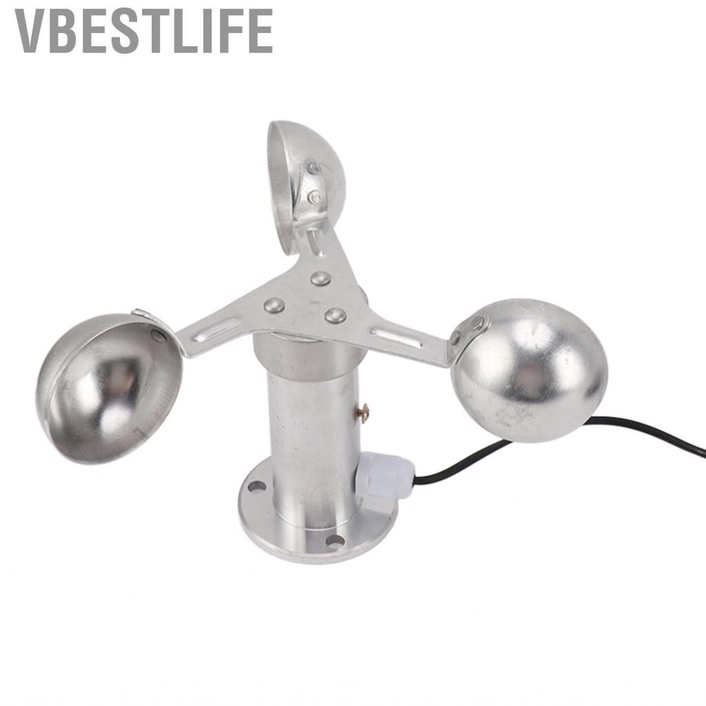 VBESTLIFE 3 Cups Wind Speed Sensor Anemometer Aluminium Alloy ...