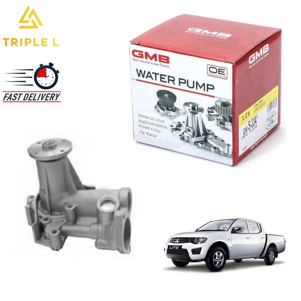 ORIGINAL GMB WATER PUMP MITSUBISHI TRITON LITE 2WD PAJERO DIESEL LO49 ...