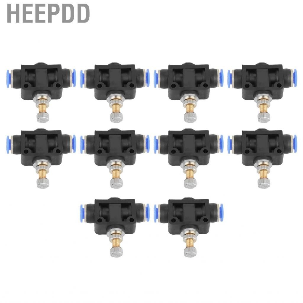 HEEPDD 10 pcs/set Pipe Throttle Valve Push In Speed Controller ...