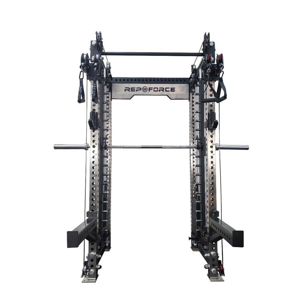 REP FORCE Commercial Squat Bench Press Rak Mesin Smith Rak Kuasa ...