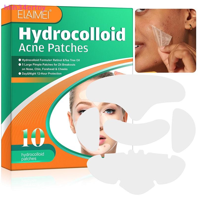 hhh34ertoy> 10Pcs/box Hydrocolloid Acne Face Patch Forehead And Cheeks ...