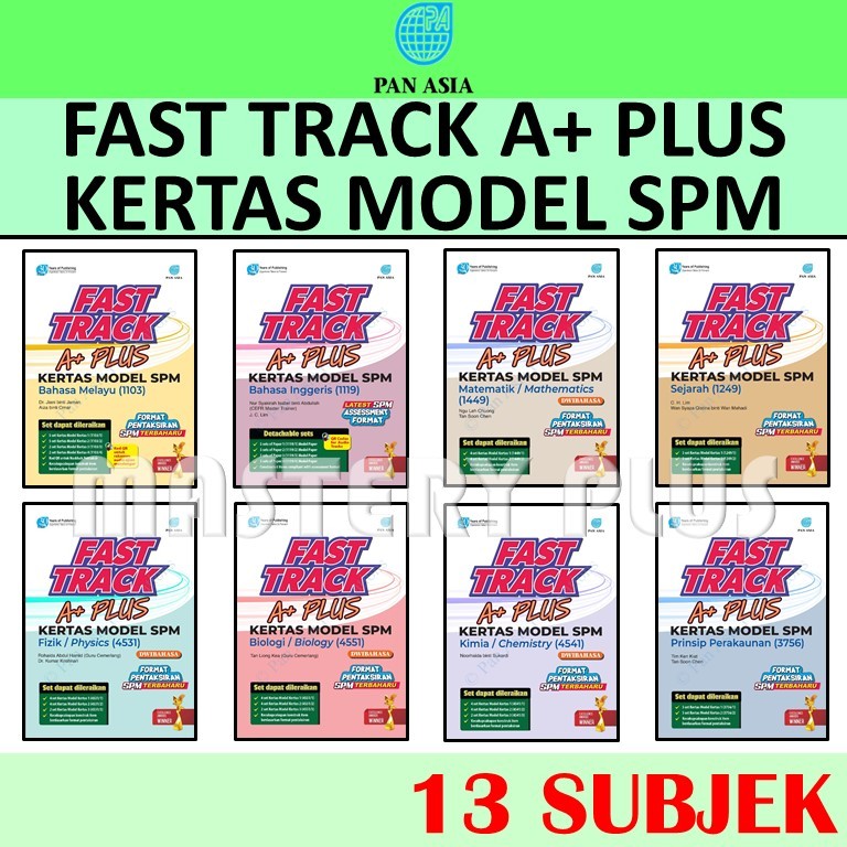 FAST TRACK A+ PLUS KERTAS MODEL SPM | FAST TRACK KERTAS MODEL SPM ...