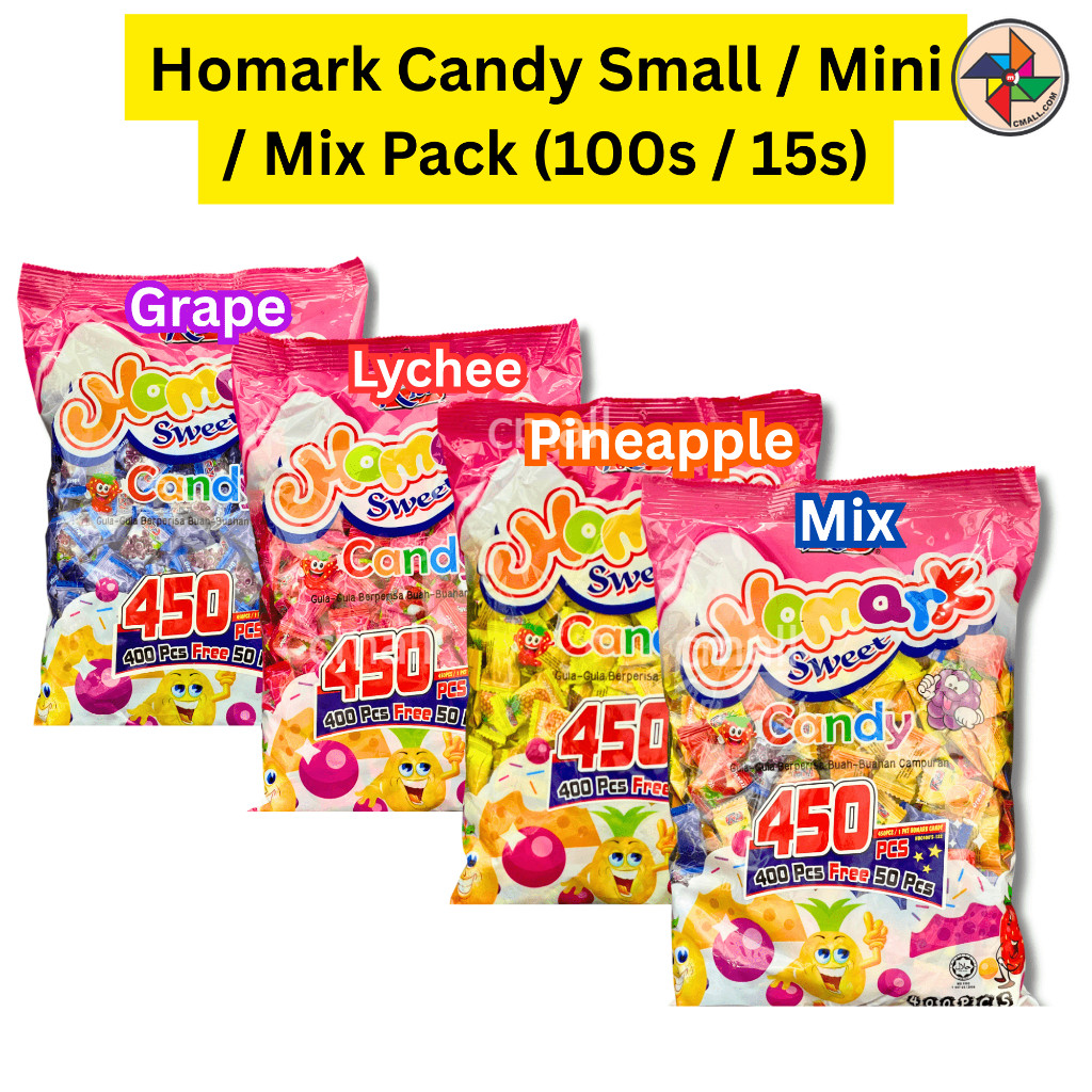 [CM] Rico Homark Candy Hard Candy Small / Mini / Mix Pack ( 100pcs ...