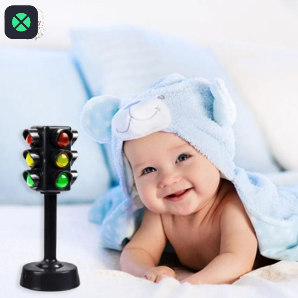 1F Mini Traffic Light, Traffic Safety Early Educational Model Road ...