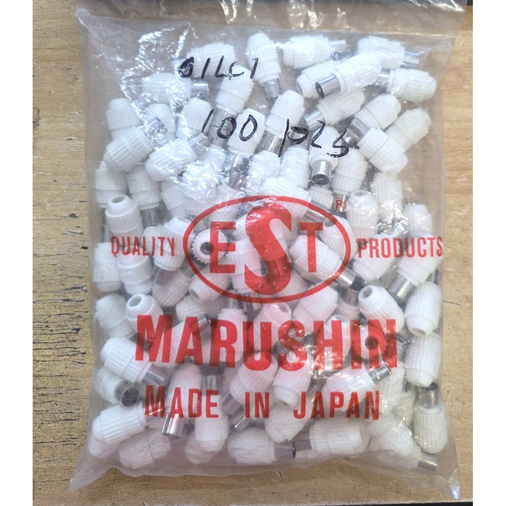 EST Coaxial Plug 0141 [MALE]/MTV235 TV Plug Made in Japan | Shopee Malaysia