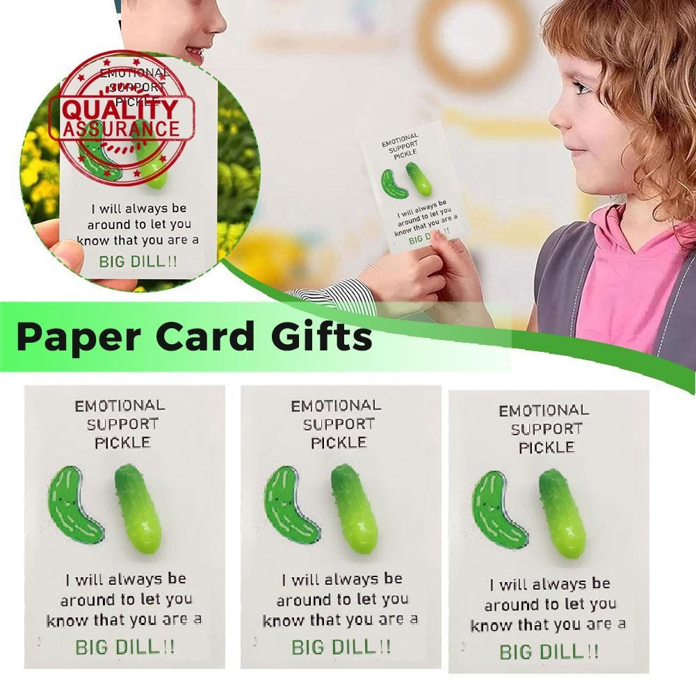 Handmade Emotional Support Pickle With Positive Affirmation