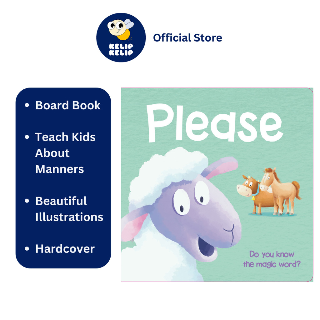 Learn How To Say Please Board Book For Kids to Know the Magic Word ...
