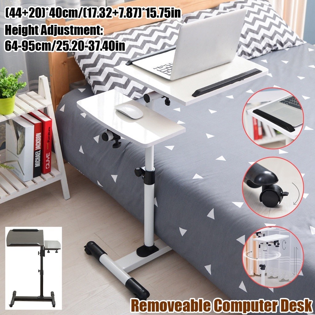 Portable Foldable Adjustable Laptop Rotate Laptop Bed Table Can be ...