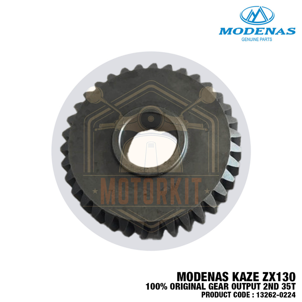 MODENAS KAZE ZX130 KAWASAKI ZX 130 100% ORIGINAL GEAR OUTPUT 2ND