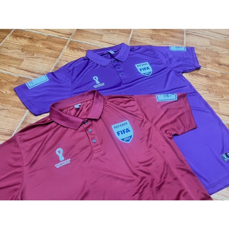 LIKZS X Referee Jersey WC Qatar 2022 DXP Football Futsall Polo Baju ...