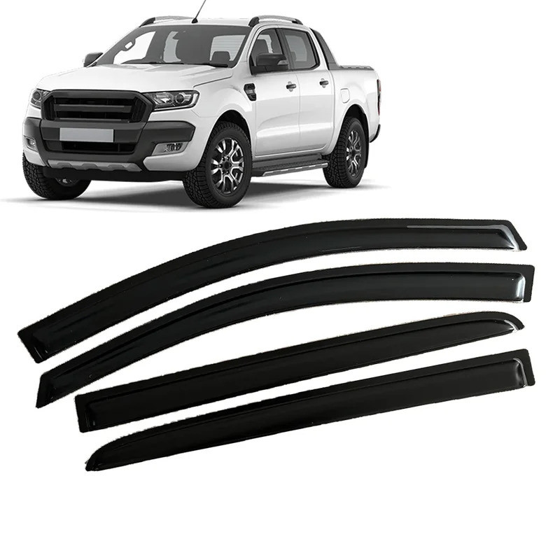 Window Visor for FORD RANGER T6 PX SuperCrew 2011 2012 2013 2014 2015 ...