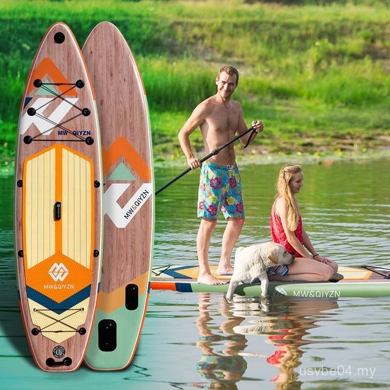 AISUNSS Inflatable Paddle Board Surfing Pulp Board Standing Padding ...