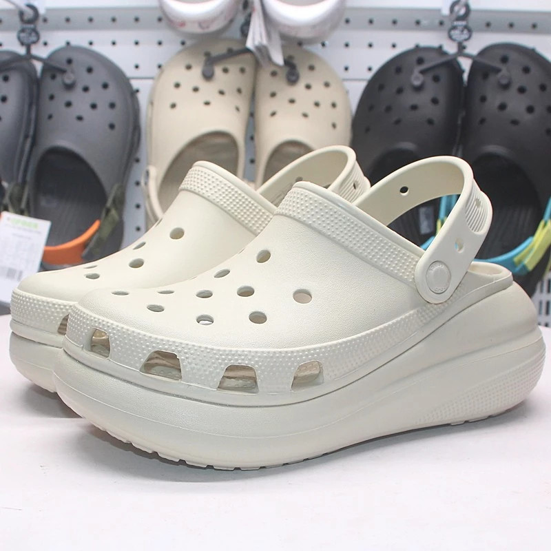 Crocs Clog Sandals with Wedge Soles - Cross code 4 with high soles to ...