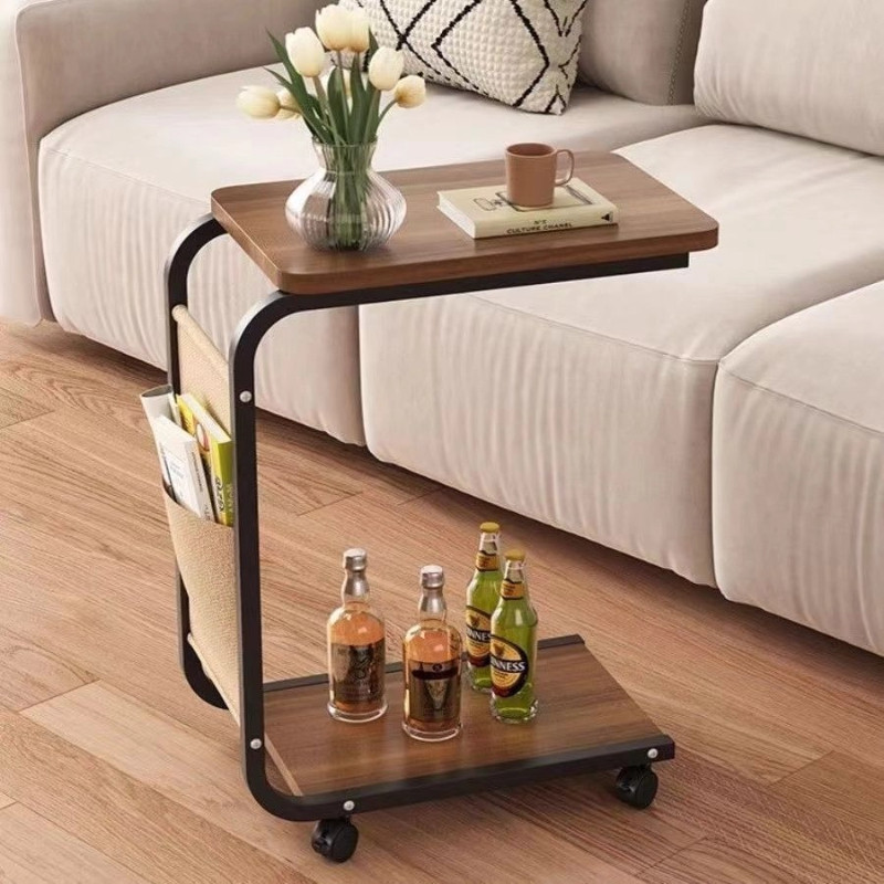 Double-storey living room, movable small coffee table, sofa side table ...
